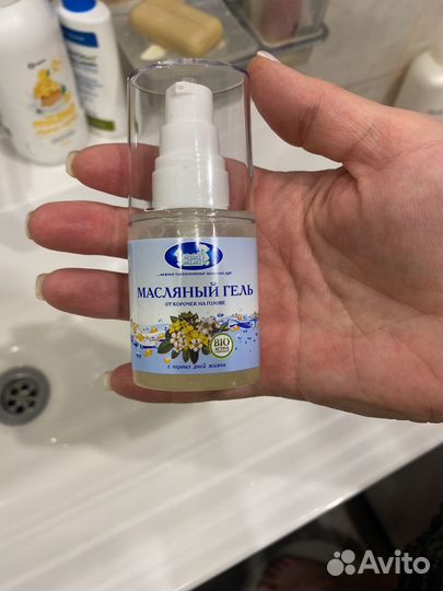 Масляный гель от корочек на голове