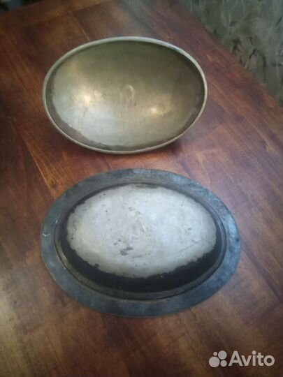 Блюдо сервировочное мельхиор посеребрение