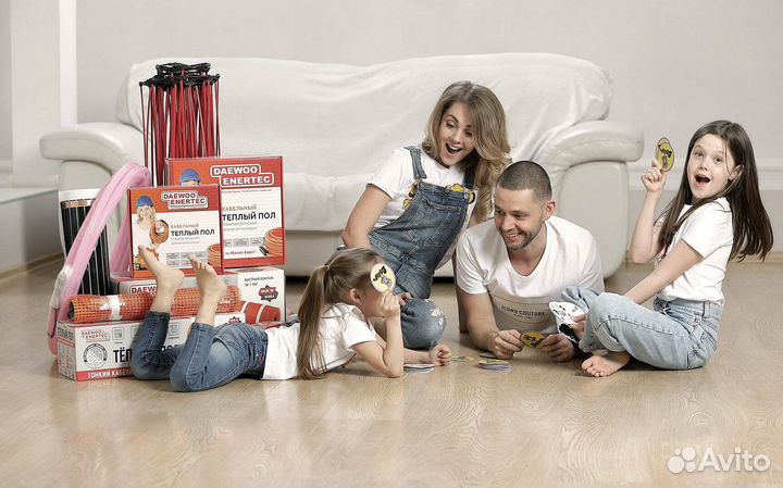 Двухжильный кабельный тёплый пол daewoo enertec