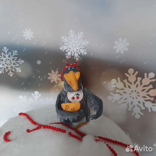 Ватные игрушки на елку