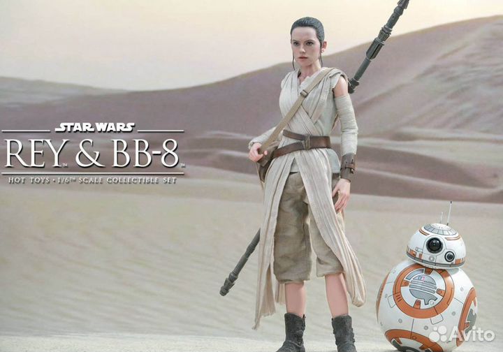 Hot Toys MMS337 Star Wars Rey and BB - 8