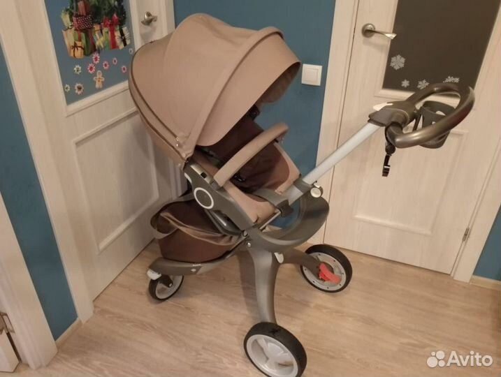 Коляска Stokke 3 в 1 + аксессуары