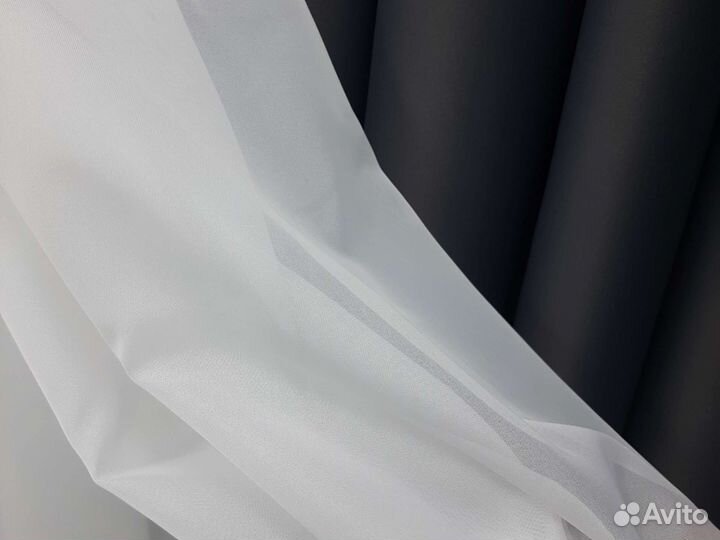 Шторы и тюль готовый комплект