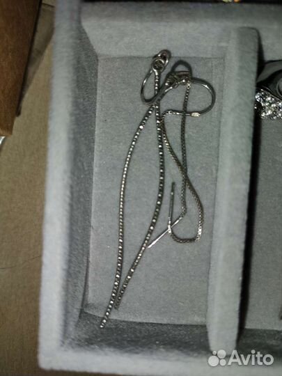 Серебряные серьги продевки Silver & Silver