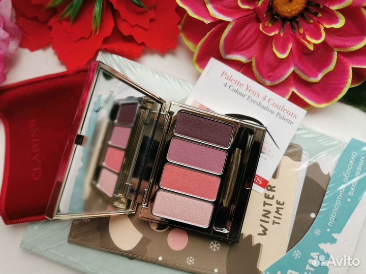 Палитры теней Dior, Clarins, Lancome, Smashbox, Es