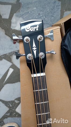 Cort AB 850F BK бас акустический гитара