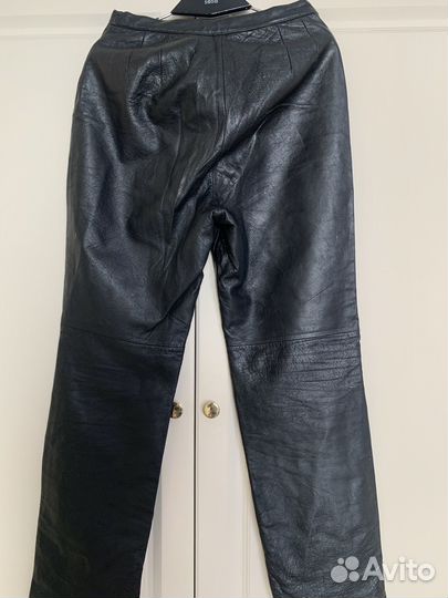 Кожаные брюки женские