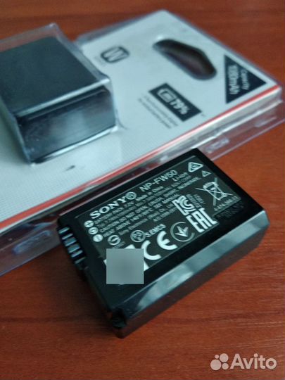 Аккумулятор Sony NP-FW50+Зарядка Sony BC-VW1