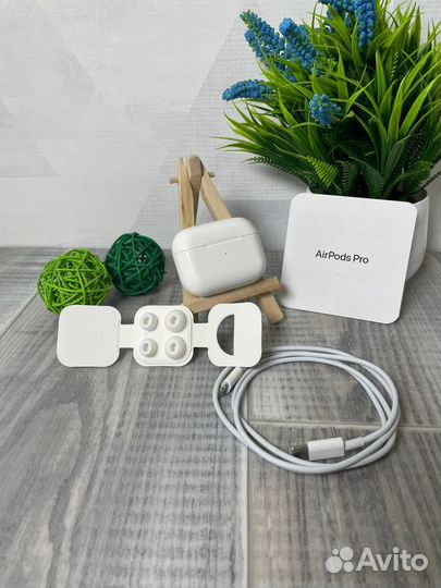 Airpods pro 2 с Шумоподавлением(Гарантия+подарок)