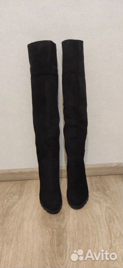 Продам ботфорты натуральная замша, еврозима