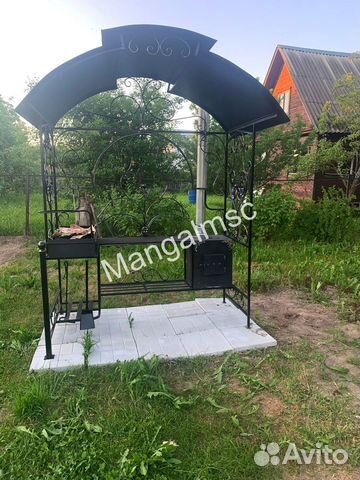 Кованные мангалы с крышей