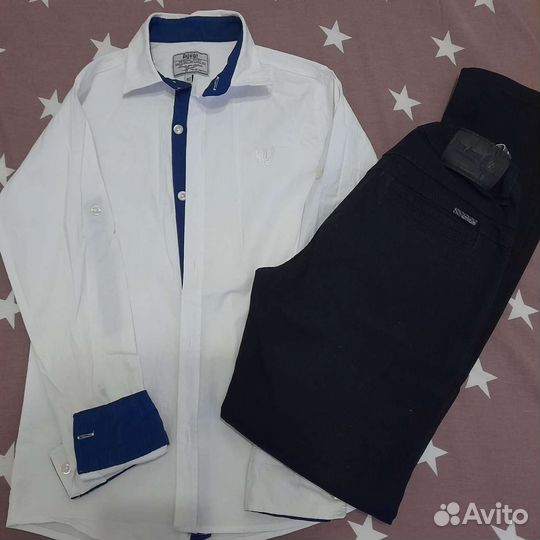 Рубашка с джинсами