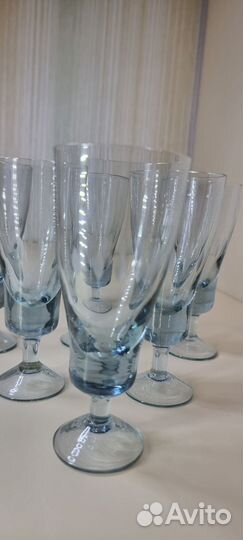 Бокалы фужеры из цветного стекла СССР