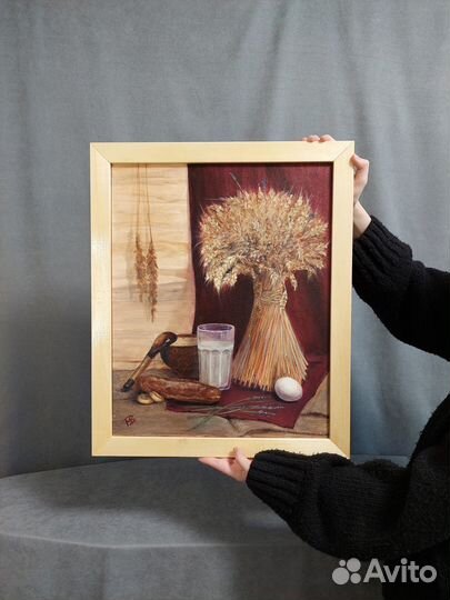 Картина маслом на холсте Сельский натюрморт