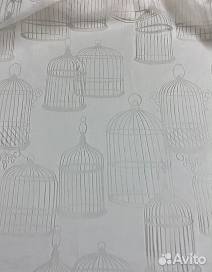 Легкая вуаль с прозрачным рисунком