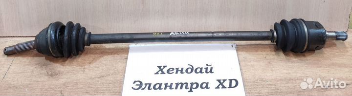 Полуось перед Rh 1.6л б. АКПП Hyundai Elantra XD
