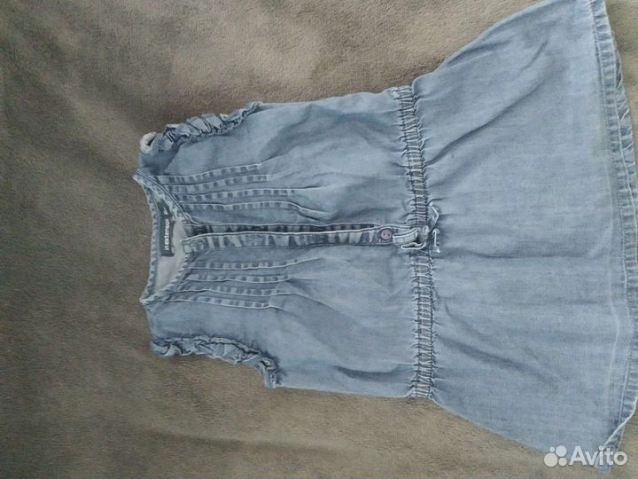 Джинсовые платья на девочку р.80-86