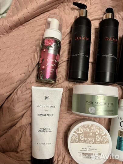 Набор косметики пакетом коробкой много новая