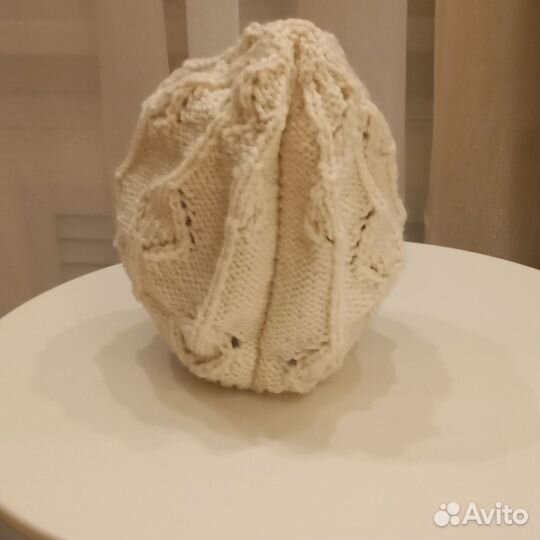 Шапка вязаная ручная работа