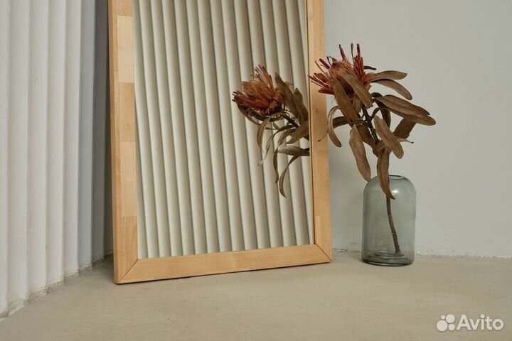 Настенное зеркало из дерева City во весь рост