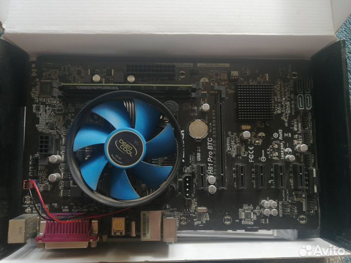 Материнская плата asrock H81 pro btc