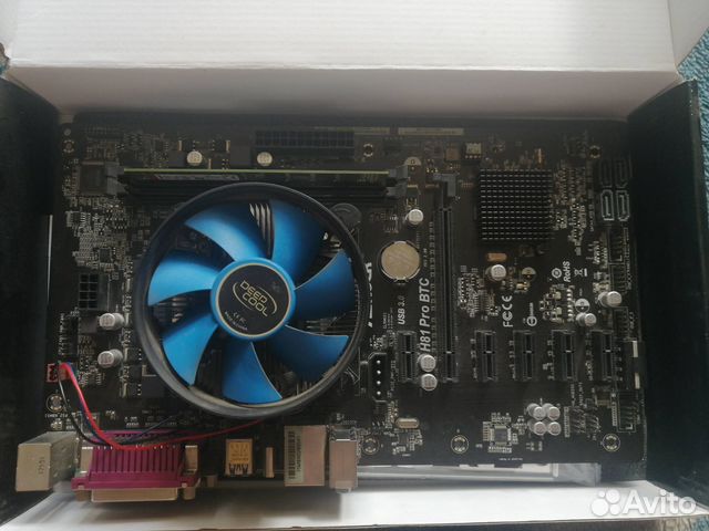 Материнская плата asrock H81 pro btc