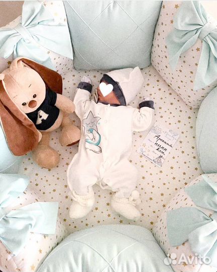 Новые бортики подушки в кроватку