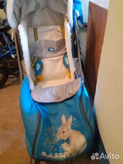 Санки коляска nika