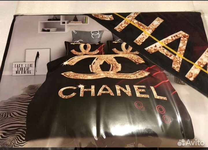 Белье постельное Dior, LV, Chanel Размер Евро