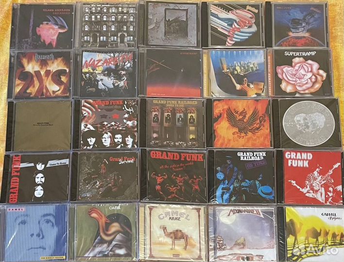 Зарубежные группы, коллекция CD дисков