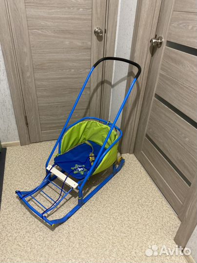 Коляска санки