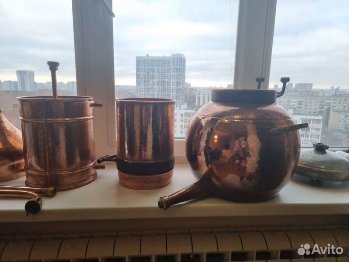 Дистиллятор Аламбик медный(самогонный аппарат)