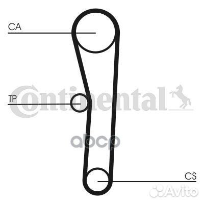 Ремень грм к/т Mitsubishi/Contitech/ CT1008K1 C
