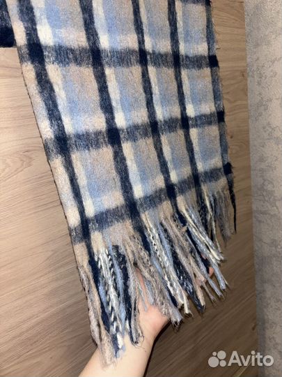 Шарф женский голубой