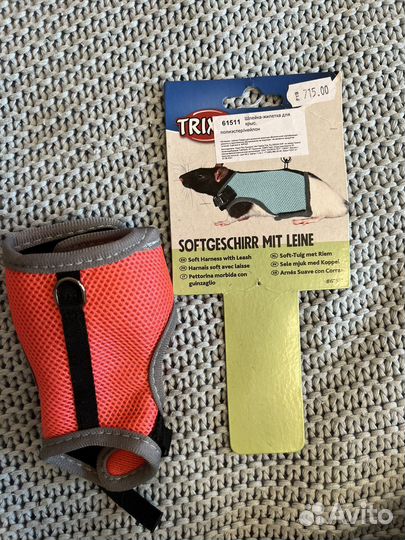 Новая шлейка для крысы