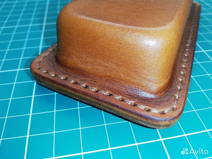 Чехол из натуральной кожи для складного ножа