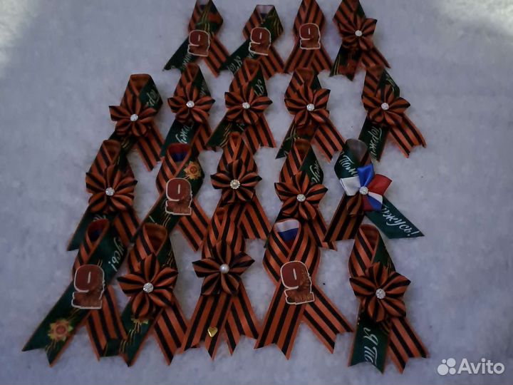 Георгиевская лента броши