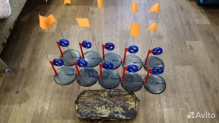 Жерлицы зимние оснащенные + сумка