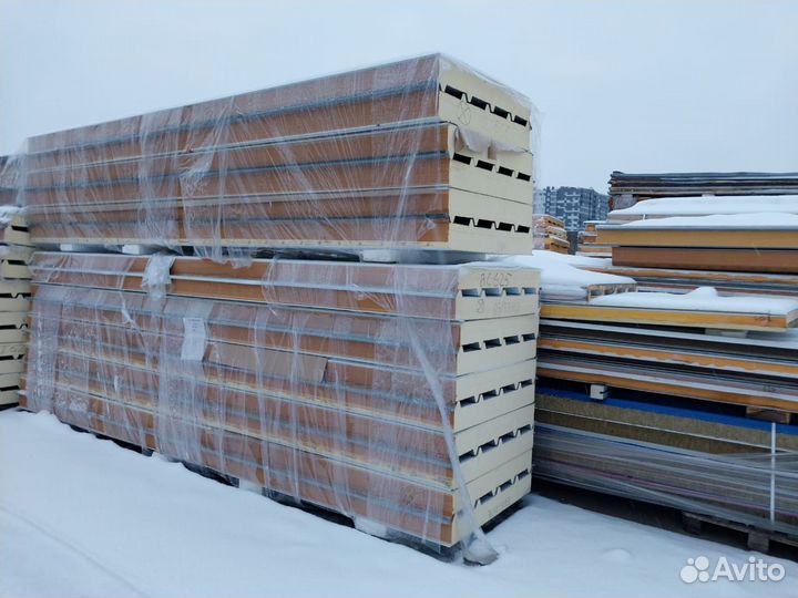 Сэндвич панели 30000 м2 в наличии