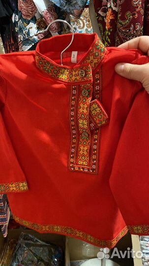 Русская народная рубашка косоворотка орнамент