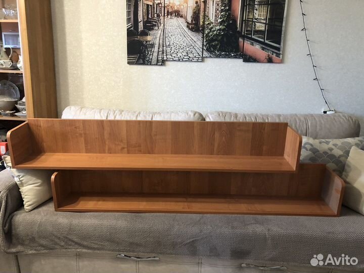 Полки стеллажи деревянные