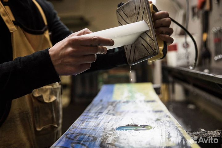 Подготовка сноубордов, горных лыж, беговых лыж