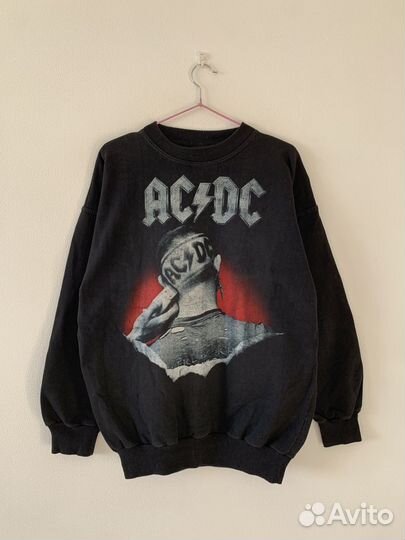 Винтажный свитшот AC/DC мерч