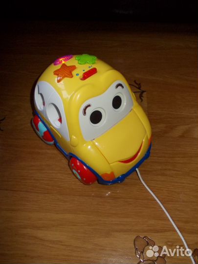 Игрушки развивающие интерактив. машинка, паровозик