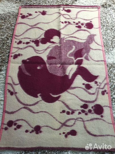 Одеяло детское шерстяное