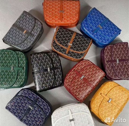 Сумка goyard мужская серая