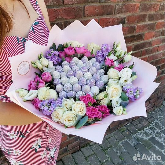 Букеты из клубники в шоколаде с доставкой