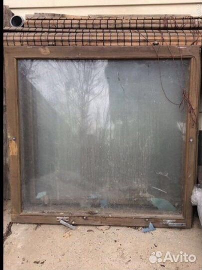 Два 2камерных деревянных окна с форточкой