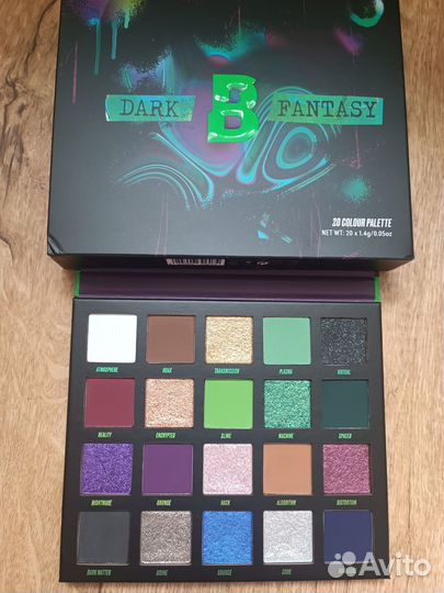 Beauty bay dark fantasy палетка теней
