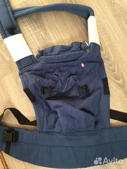 Этого-рюкзак Bi-bi “Лён” цвет джинс